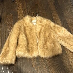 Janie and Jack Faux Fur Jacket